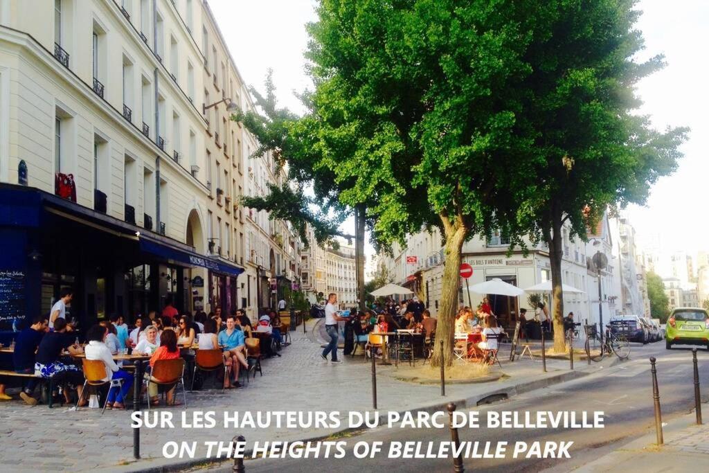 Small Arty Studio Menilmontant Paris Exterior foto